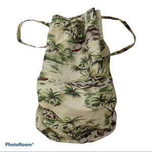 GAP Palm Tree Backpack Bucket Tote Bag